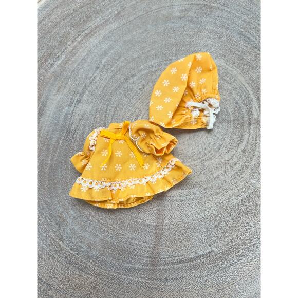 Vintage Berry Baby Orange Blossom Dress, Bonnet with Bottle Replacement Item - Picture 2 of 6